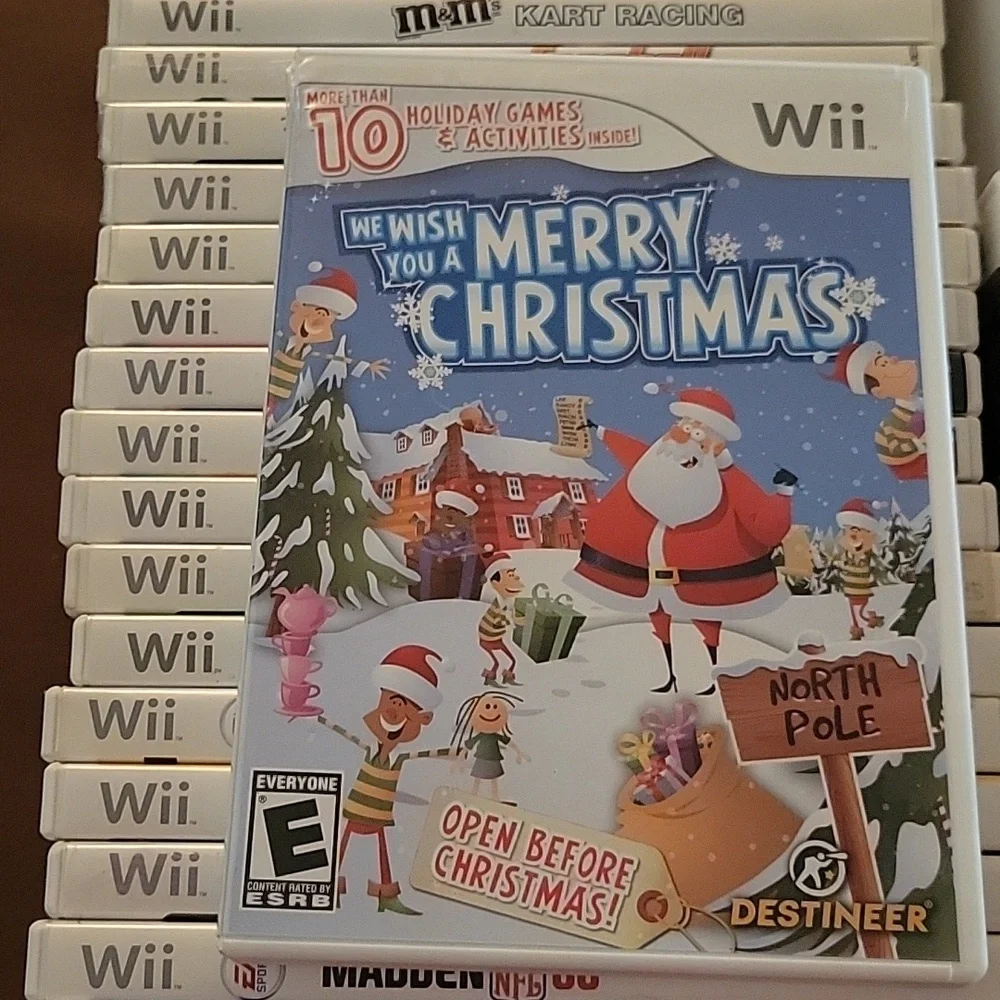 We Wish You A Merry Christmas - Wii Game No Visable Stratches Original Case
